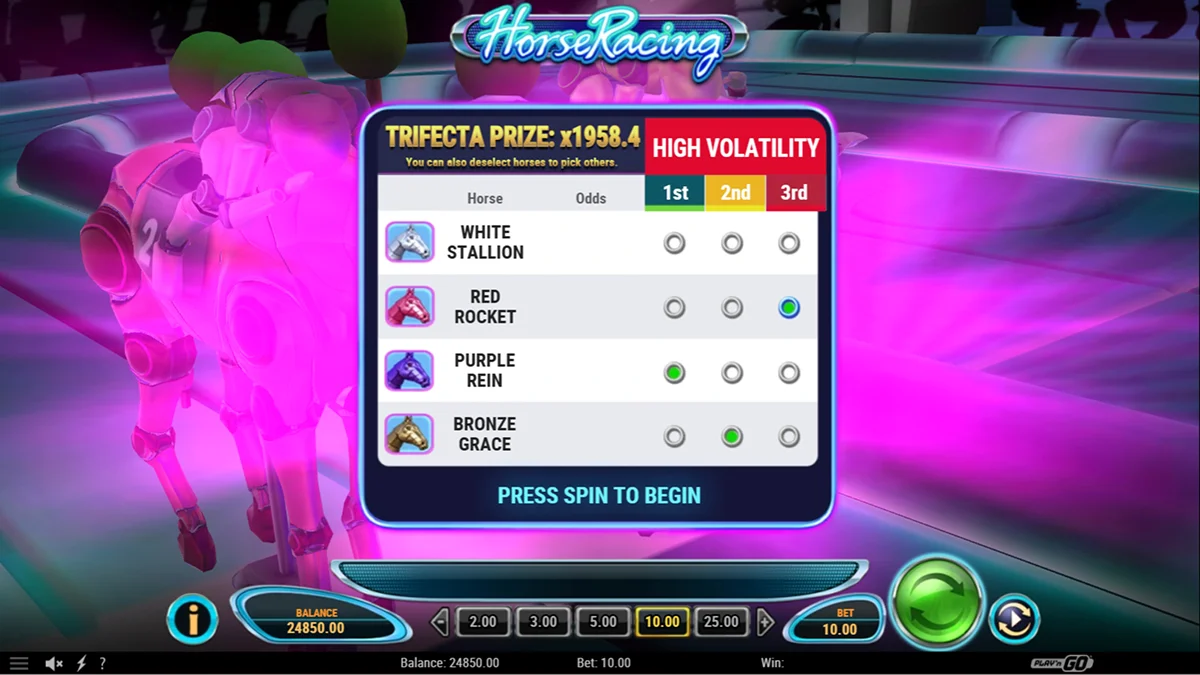 Derby Wheel Slot Horse Betting