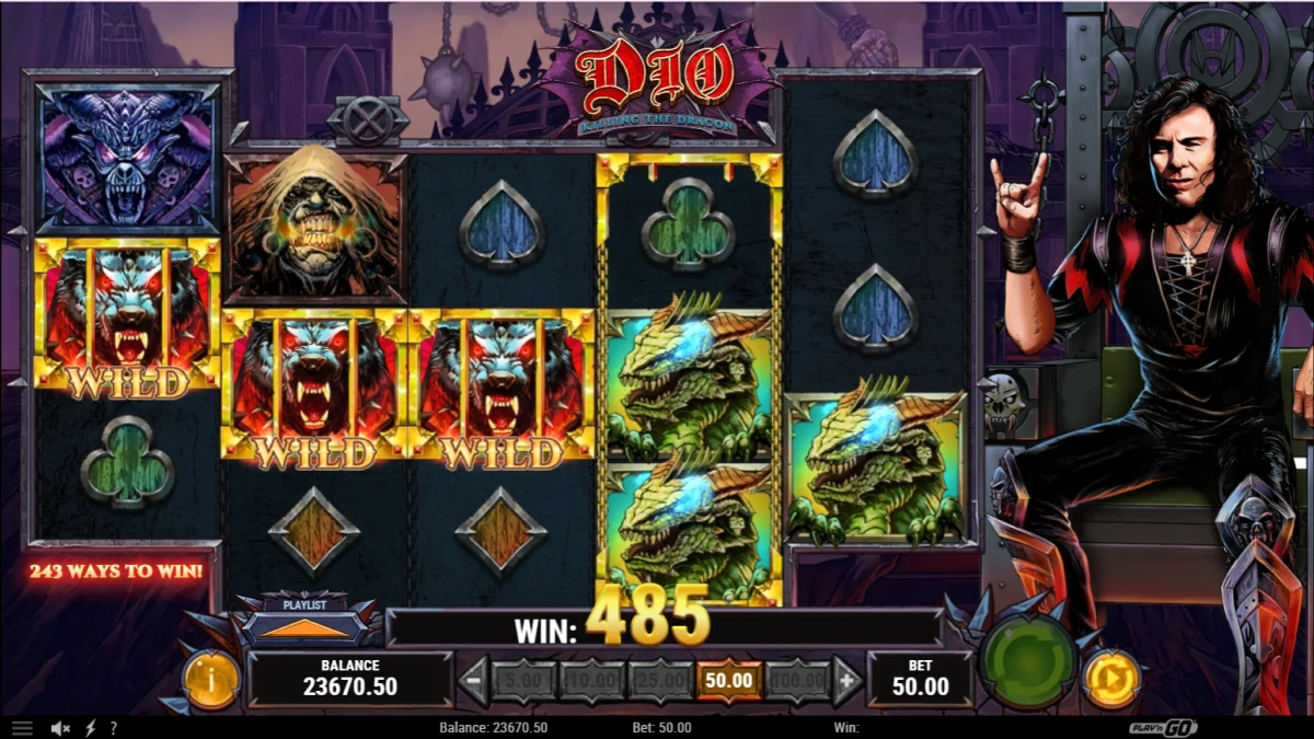 Dio - Killing the Dragon Slot Big Win