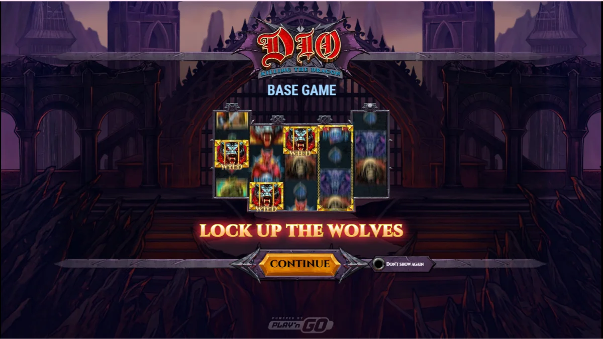 Dio - Killing the Dragon Slot Home Screen