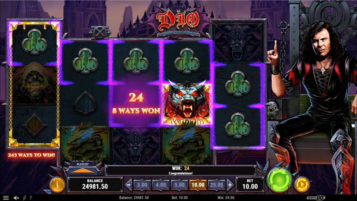 Dio - Killing the Dragon Slot Win