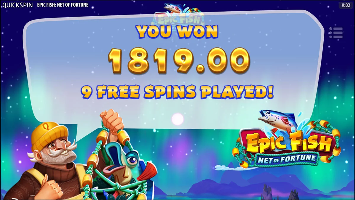 Epic Fish Net of Fortune Total