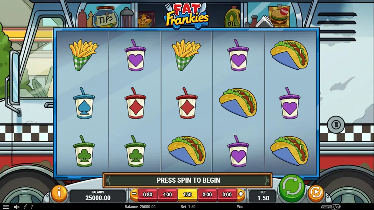 Fat Frankies Slot Base Gameplay