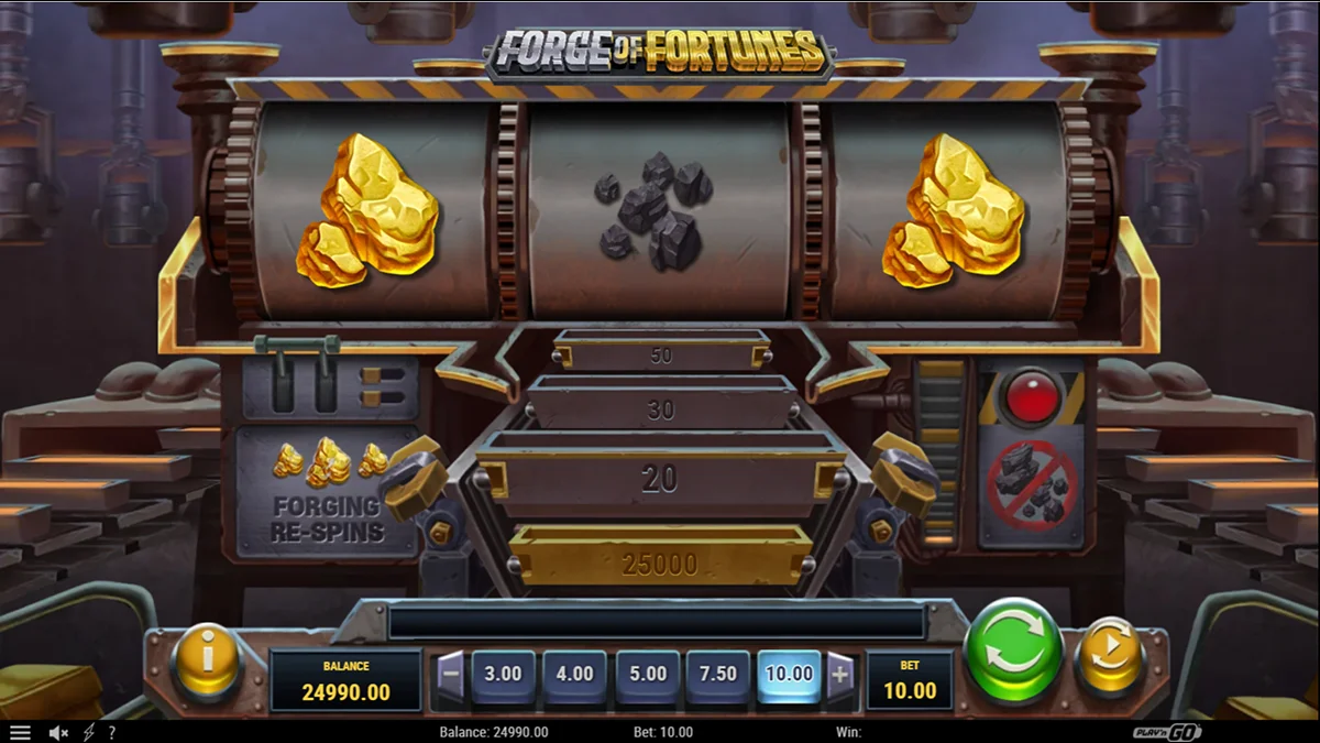 Forge of Fortunes Slot Base Gameplay