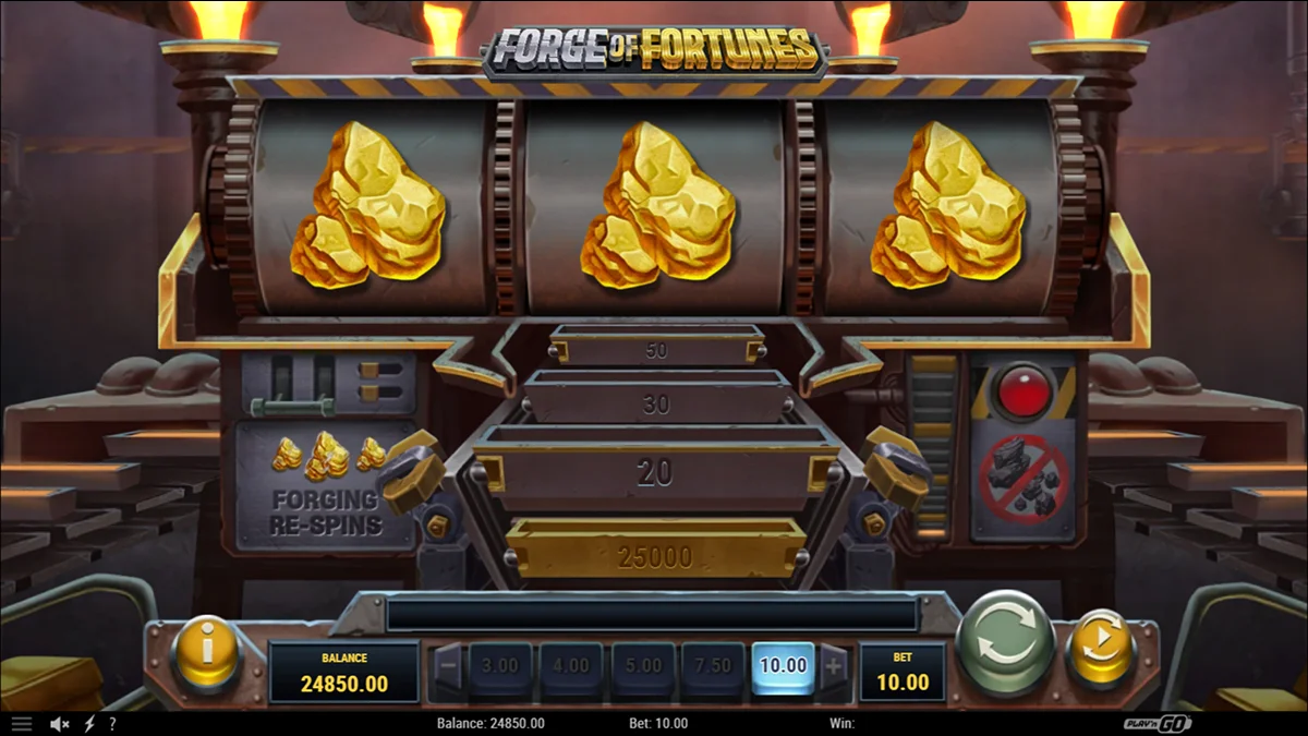 Forge of Fortunes Slot Winning Combination