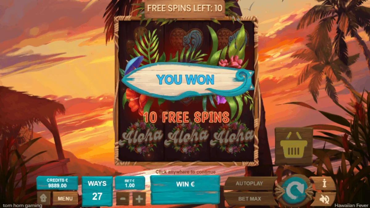 Hawaiian Fever Free Spins Unlocked