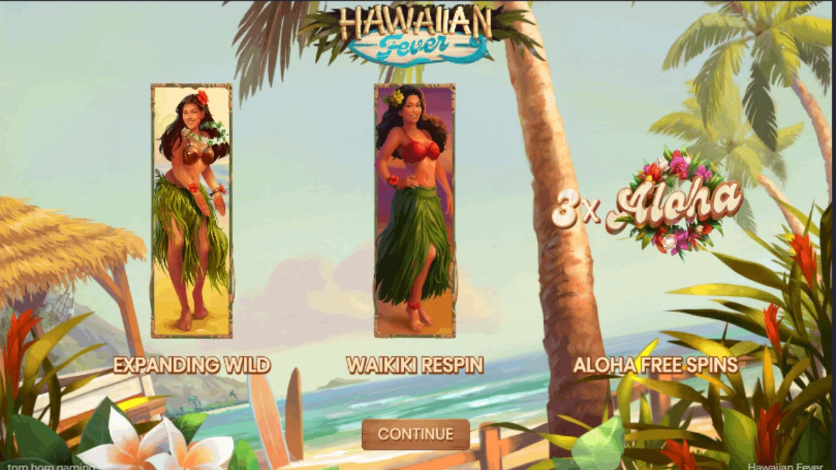 Hawaiian Fever Home Screen