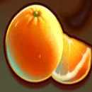 Hot Fruits on Fire Orange Symbol