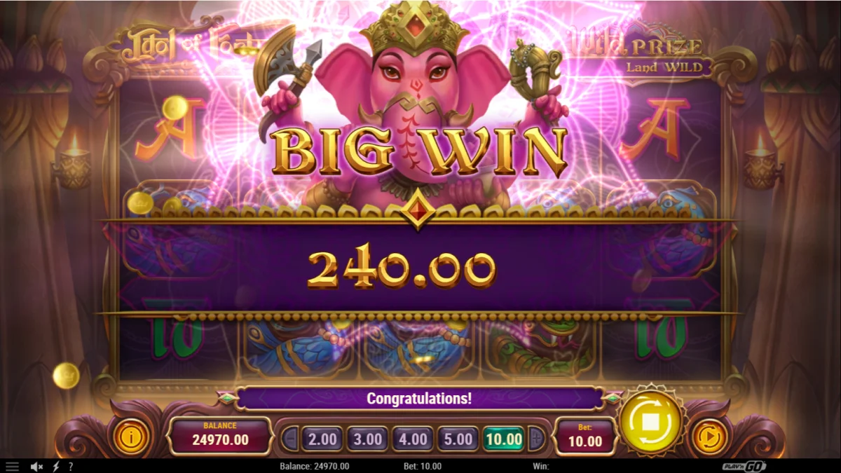 Idol of Fortune Slot Big Win