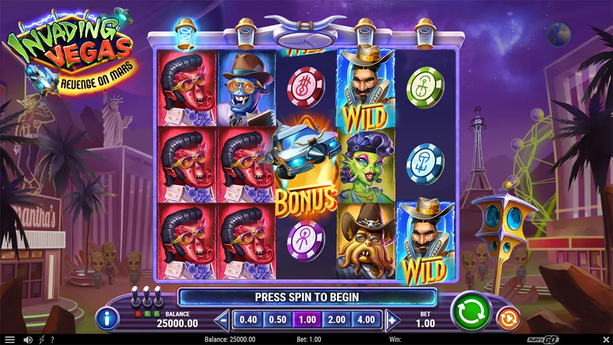 Invading Vegas Revenge on Mars Base