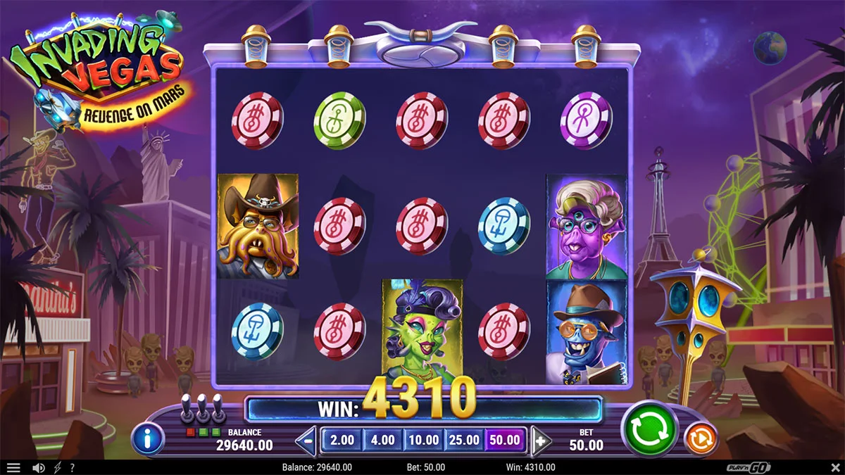 Invading Vegas Revenge on Mars Win3