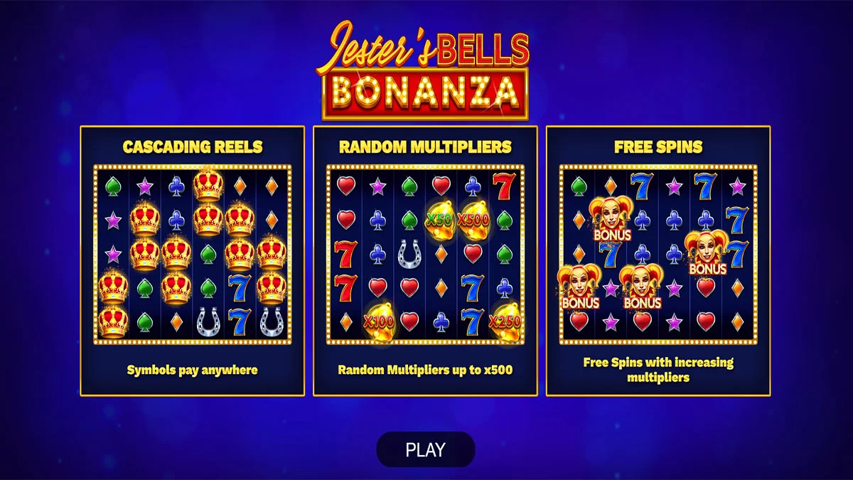 Jester’s Bells Bonanza Homescreen