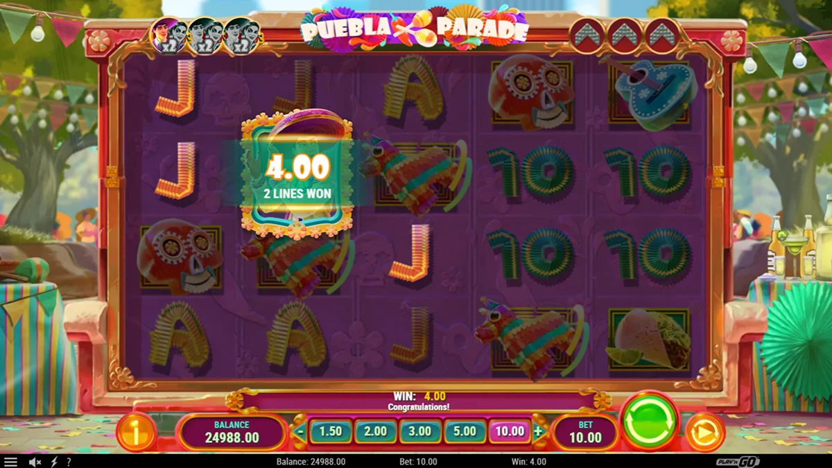 Puebla Parade Slot Winning Combination