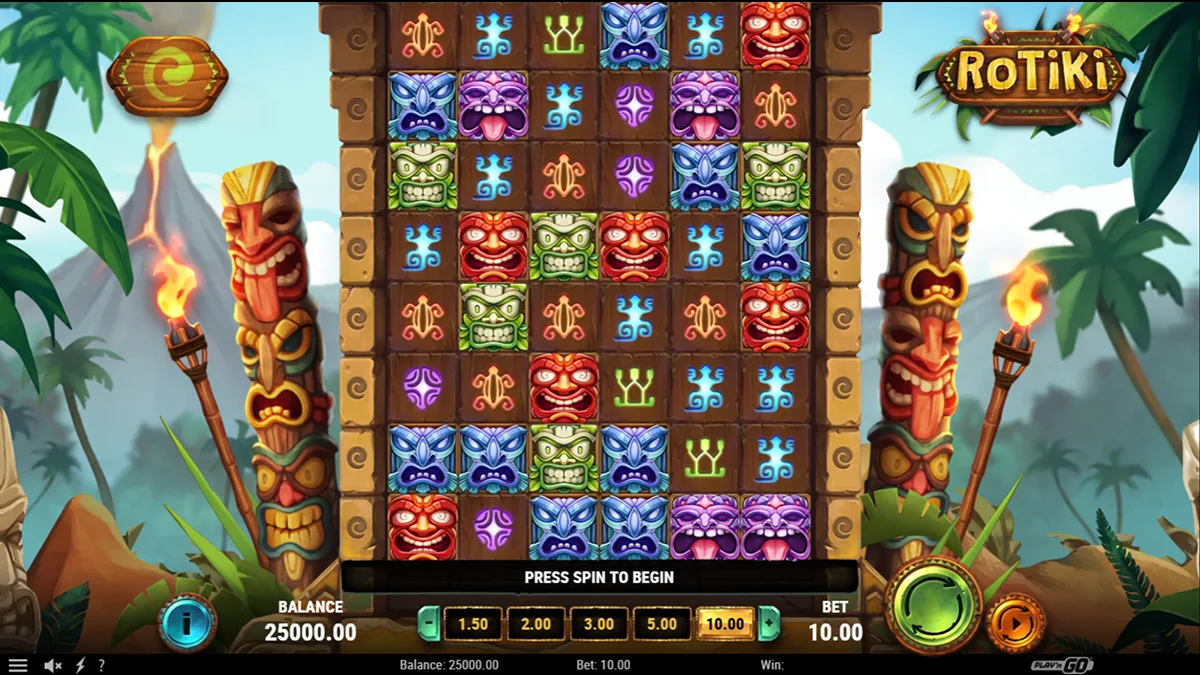 Rotiki Slot Base Gameplay