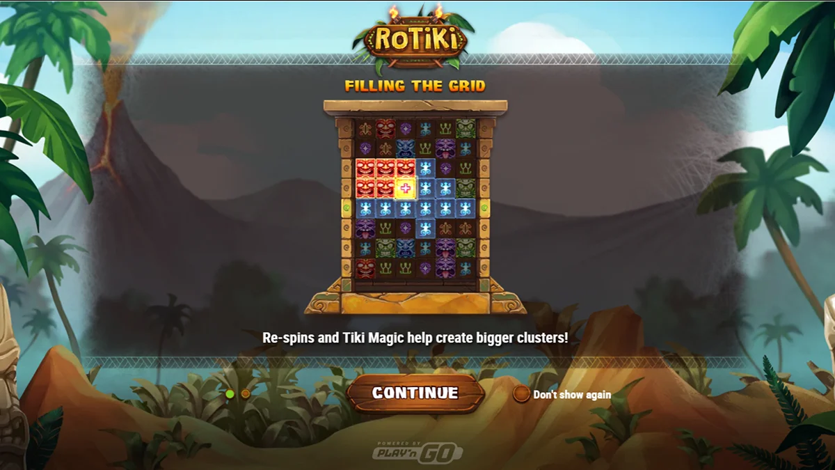 Rotiki Slot Home Screen