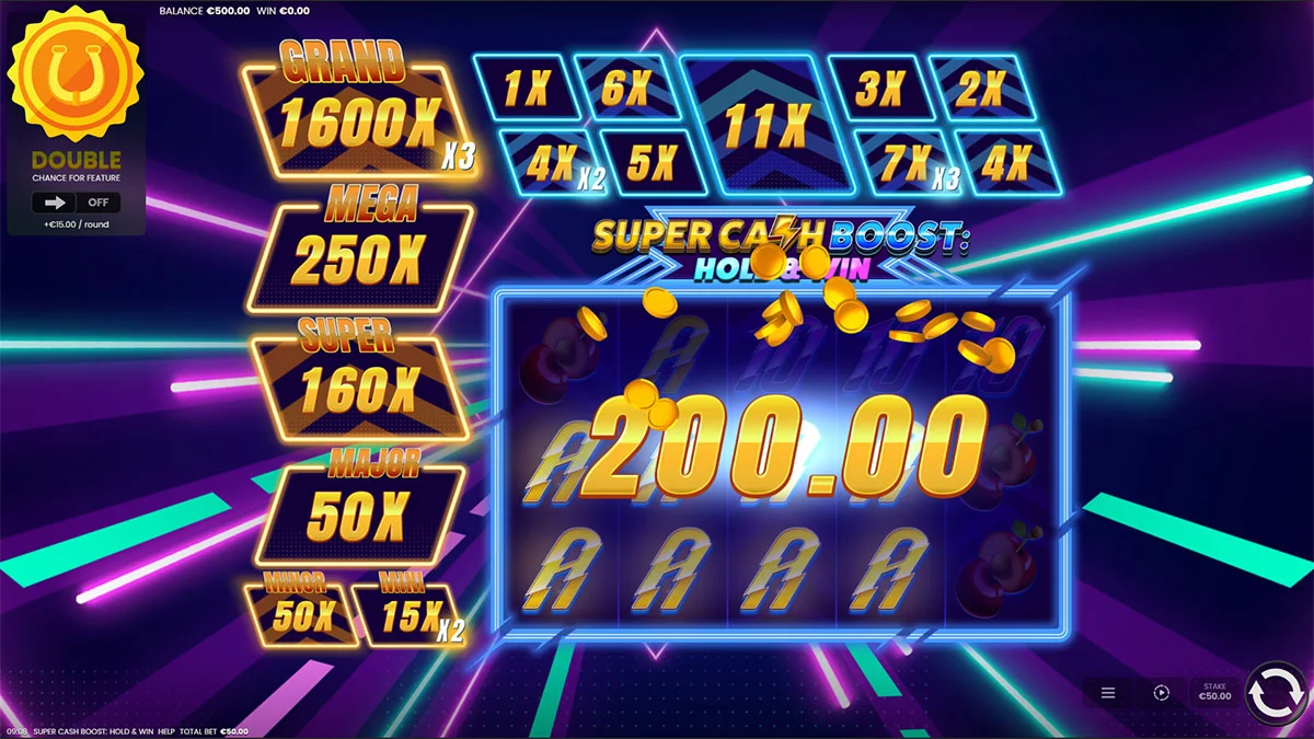 Super Cash Boost Hold & Win Win2