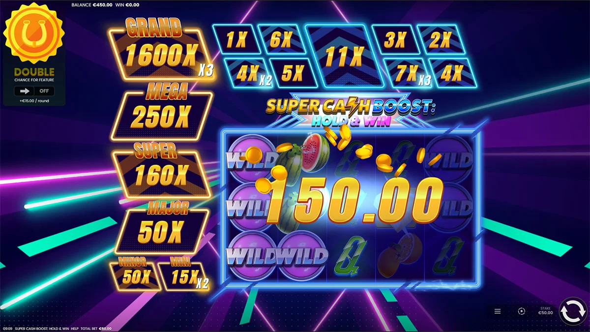 Super Cash Boost Hold & Win Win3