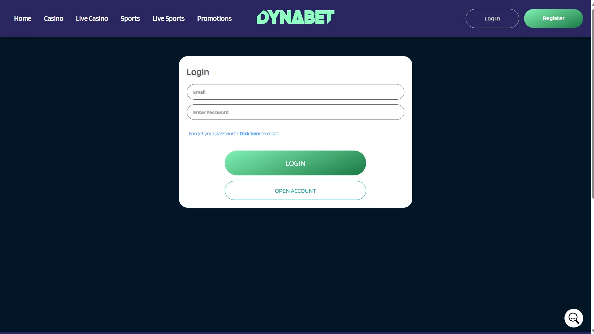 Login Page