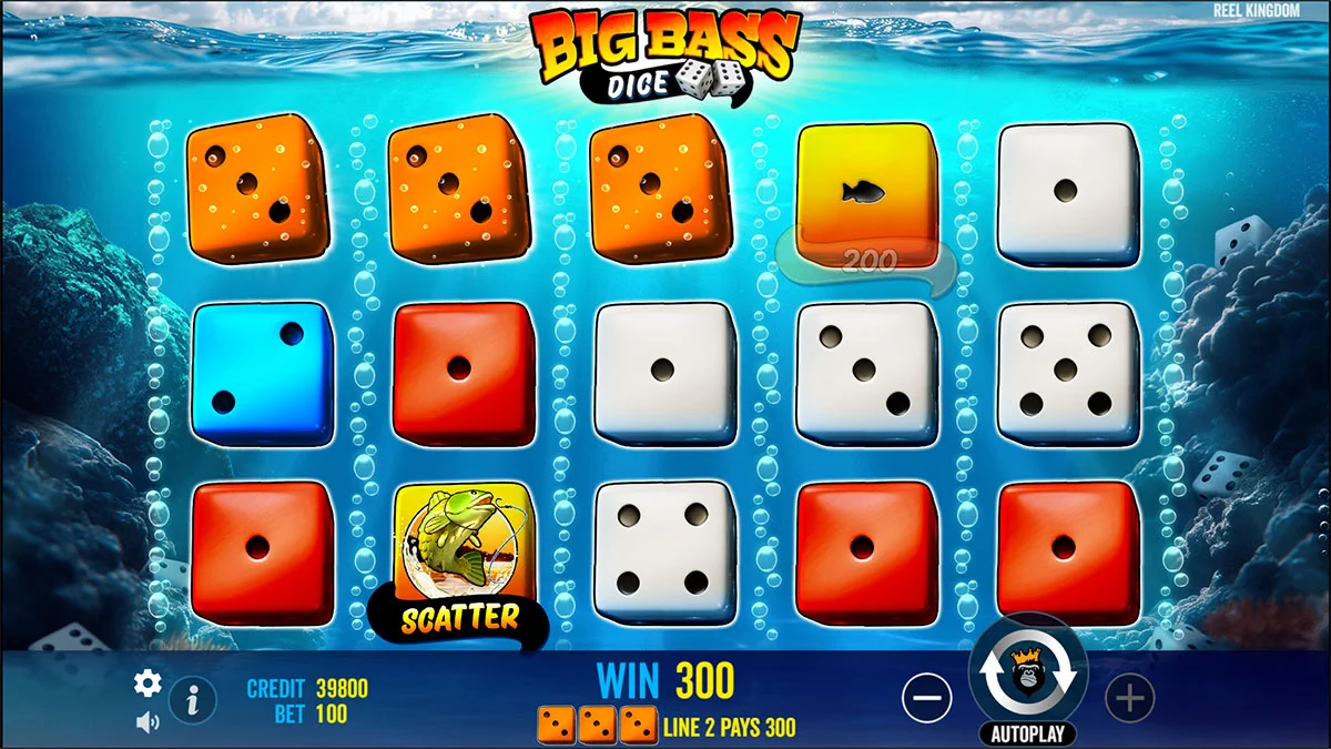 Big Bass Dice Win