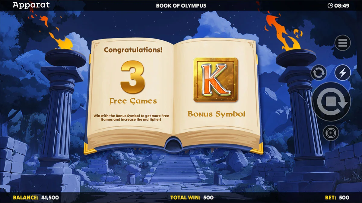Book of Olympus FS