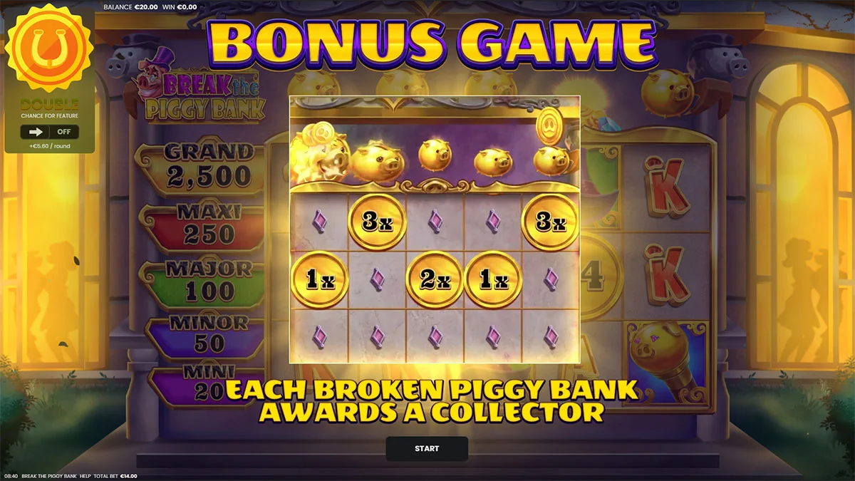 Break The Piggy Bank BonusGame
