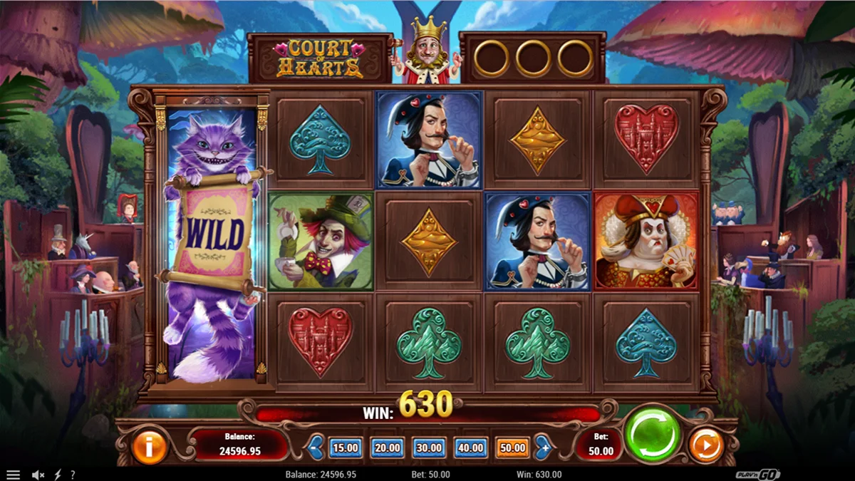 Court of Hearts Slot Big Win
