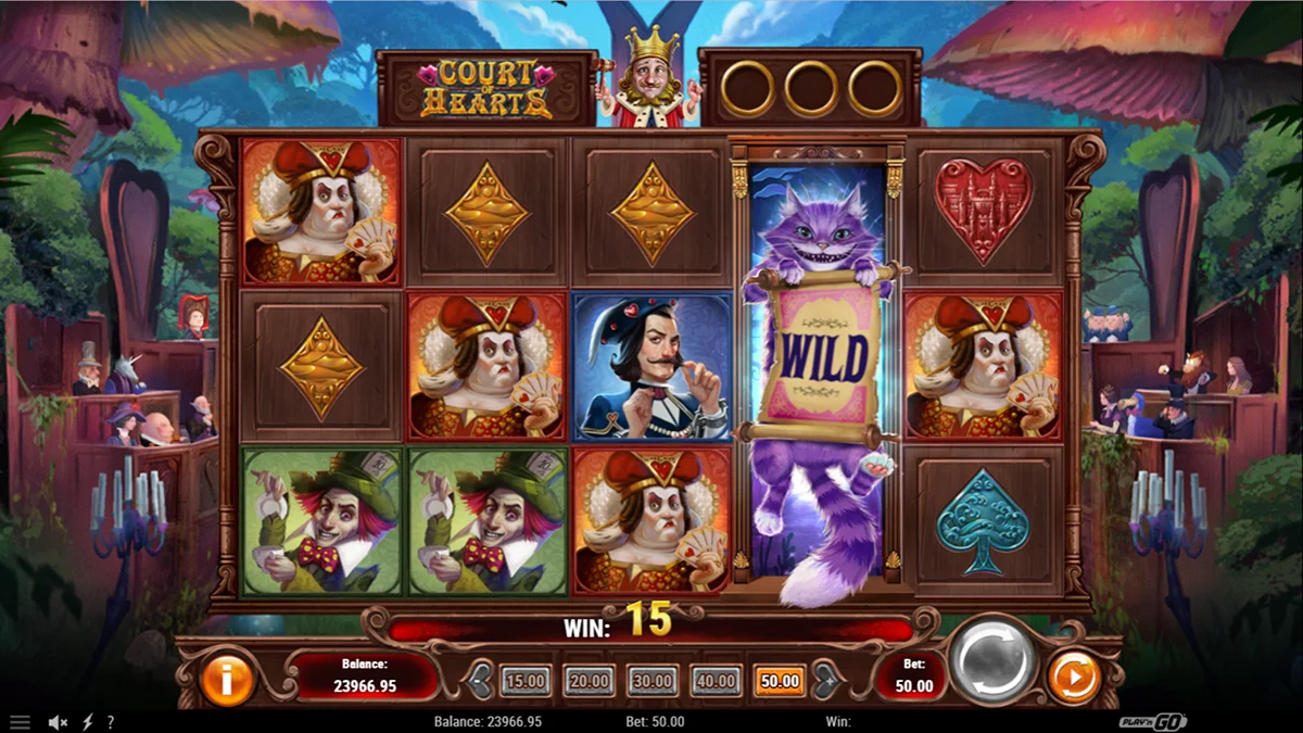Court of Hearts Slot Bonus Feature