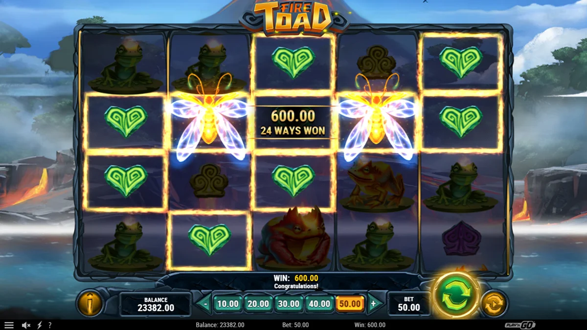 Fire Toad Slot Big Win