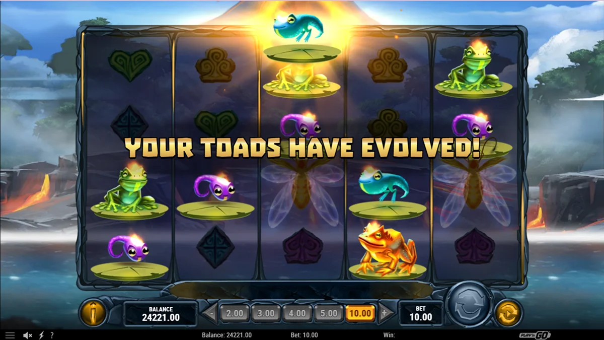 Fire Toad Slot Bonus