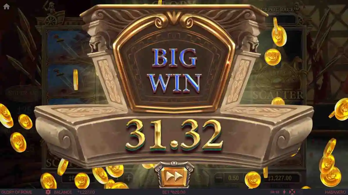 Glory of Rome Big Win