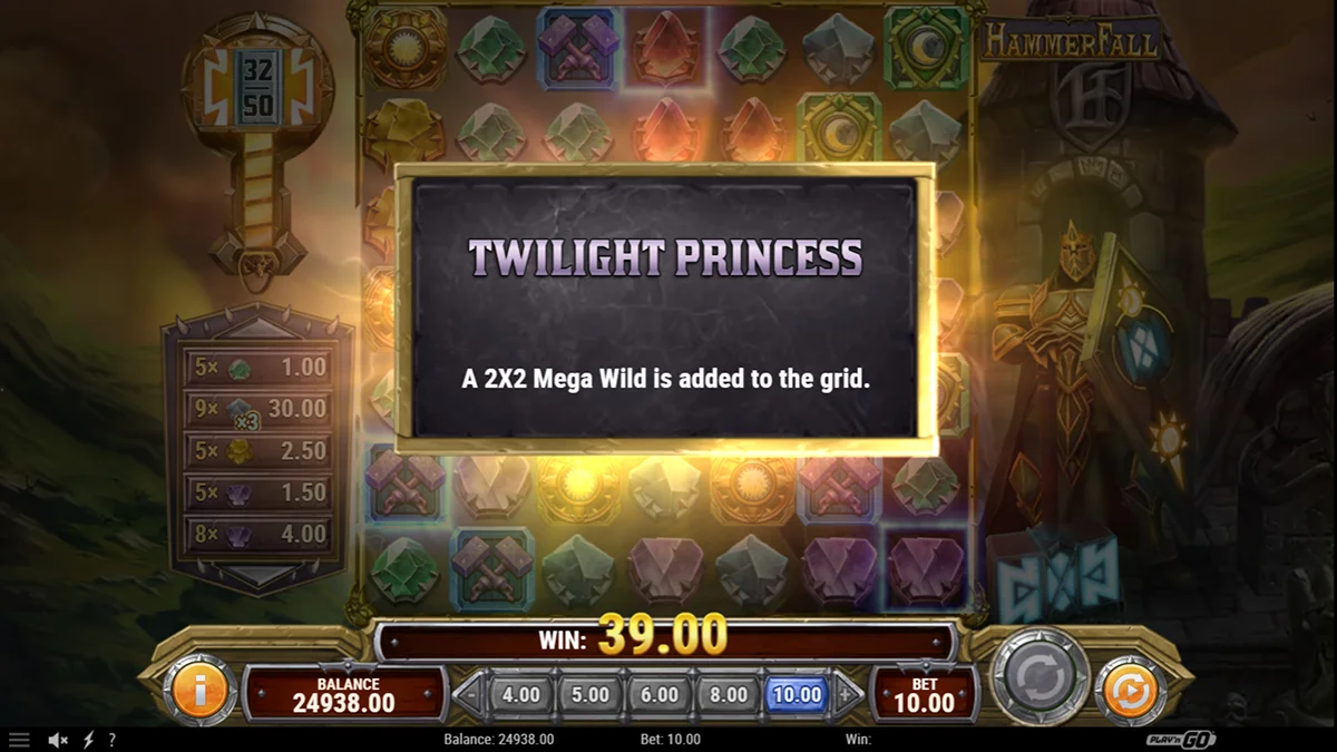 HammerFall Slot Bonus Feature