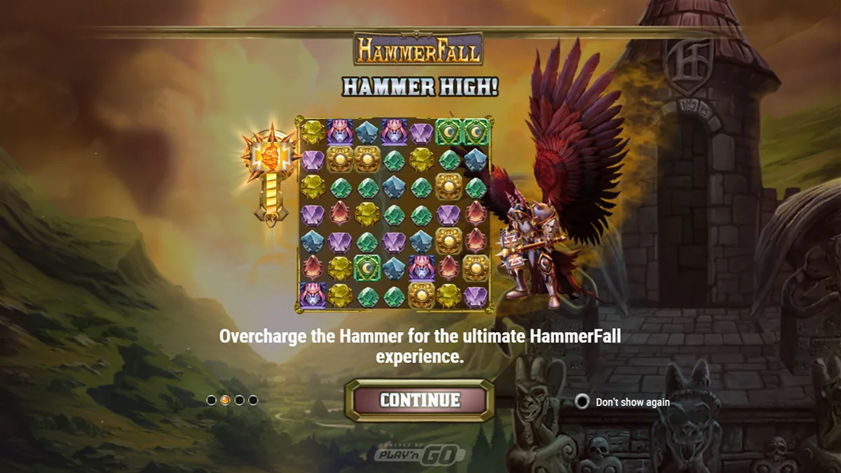 HammerFall Slot Home Screen