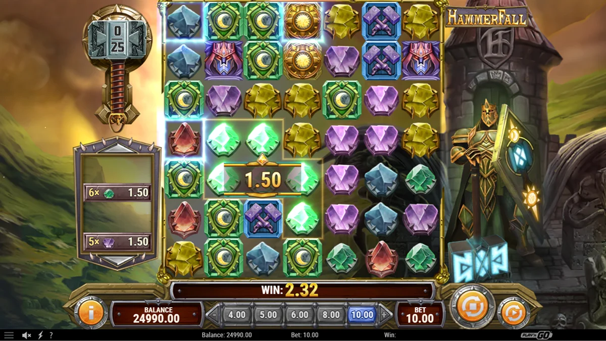 HammerFall Slot Winning Combination