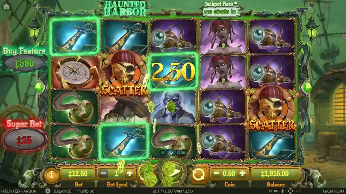 Haunted Harbor Regular Win