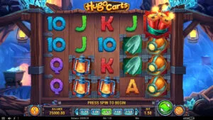 Hugo Carts Slot Base Gameplay