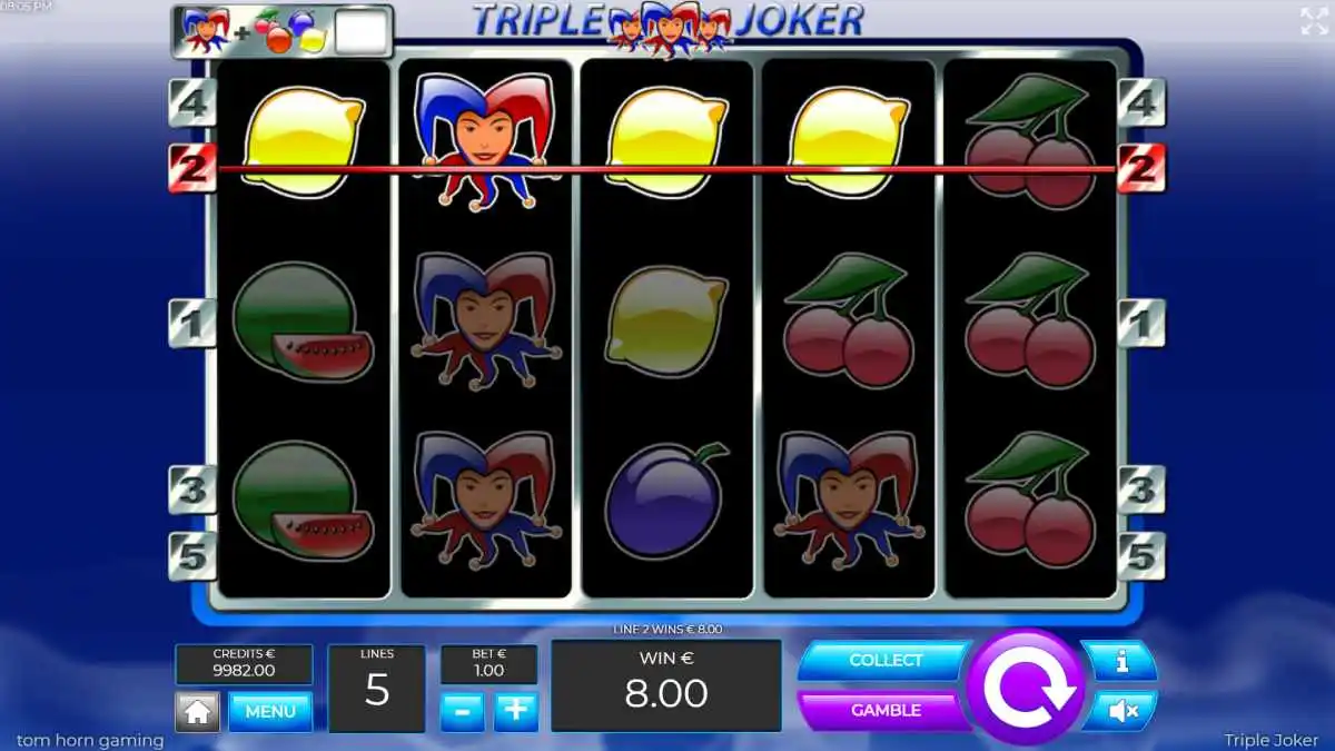 Triple Joker Win Screen