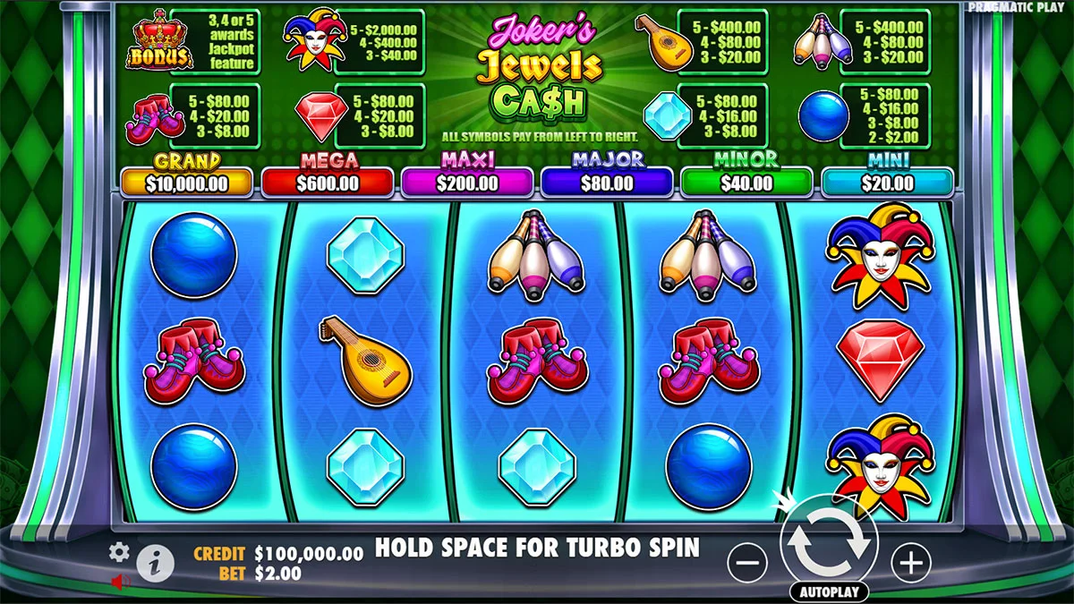 Joker’s Jewels Cash Base