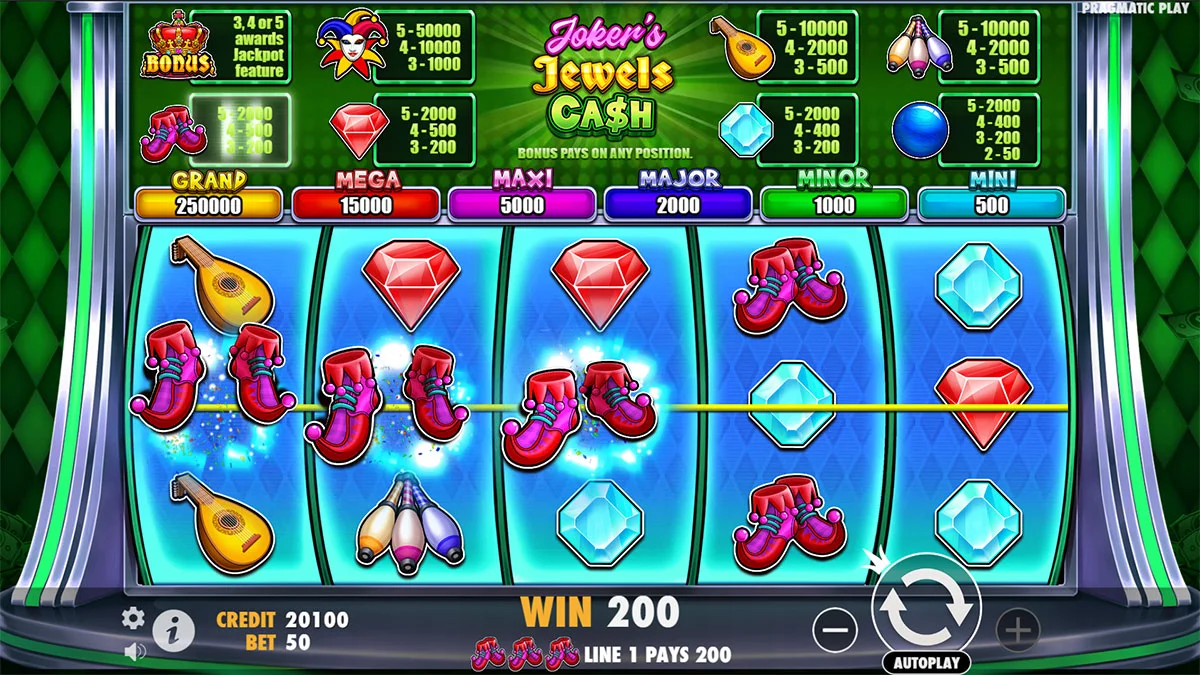 Joker’s Jewels Cash Win3
