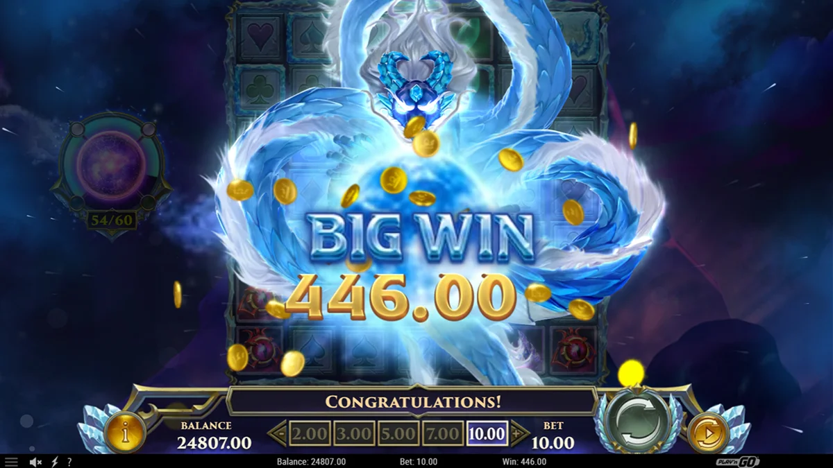 Legend of the Ice Dragon Slot Big Win