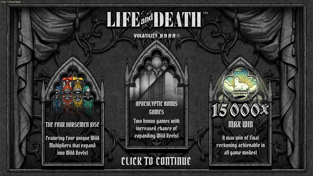 Life and Death Homescreen