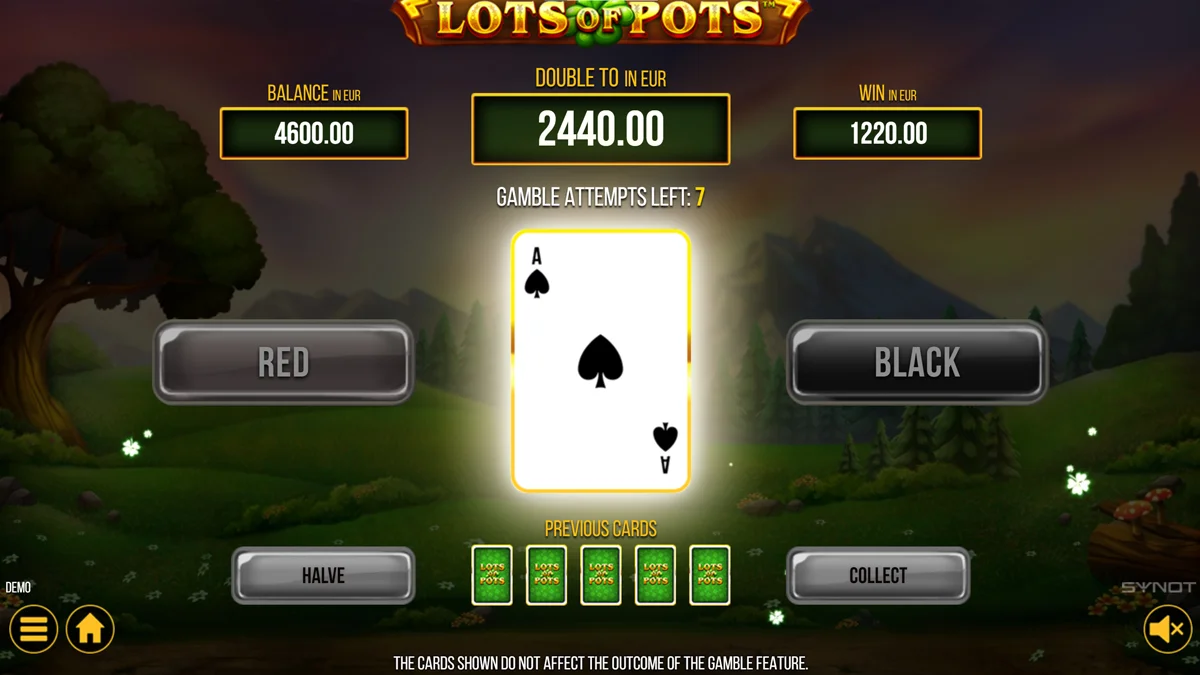 Lots of Pots Gamble Round