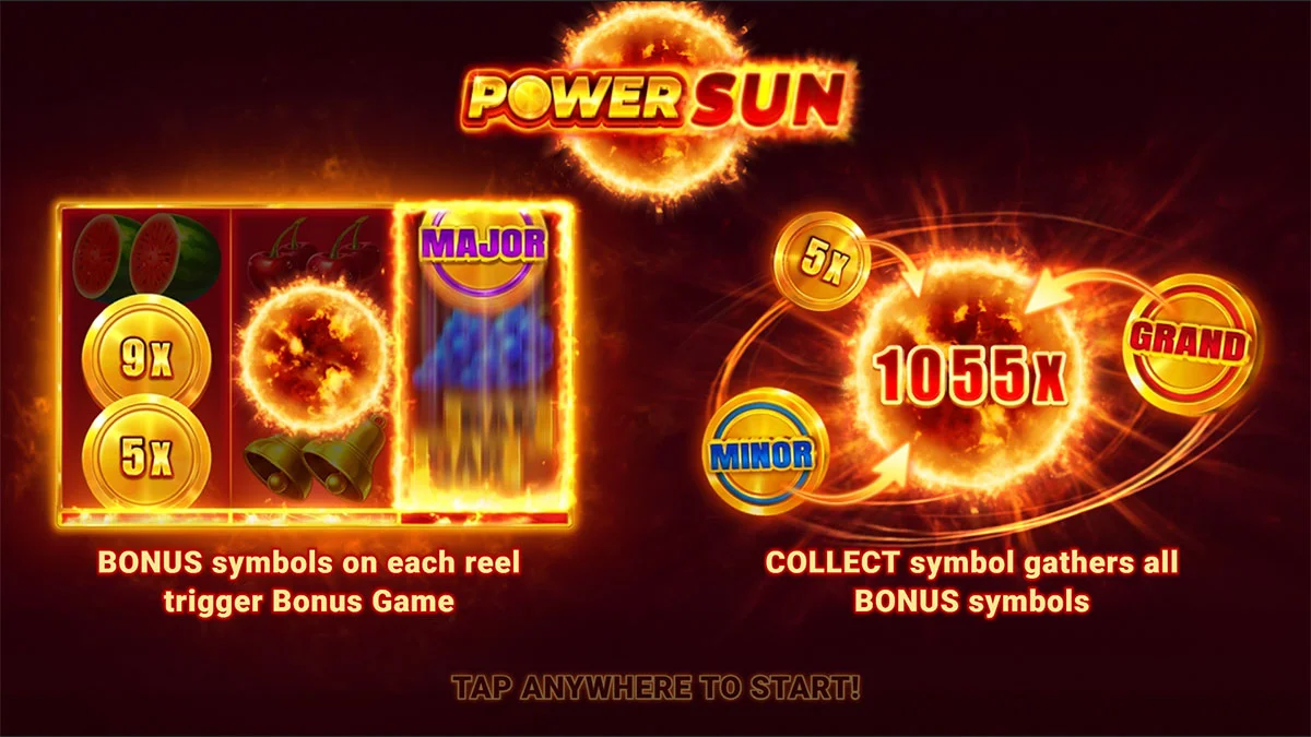 Power Sun Paytable