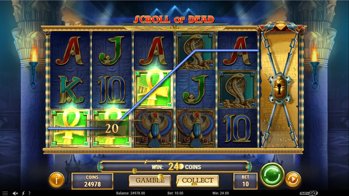 Scroll of Dead Slot Winning Combination