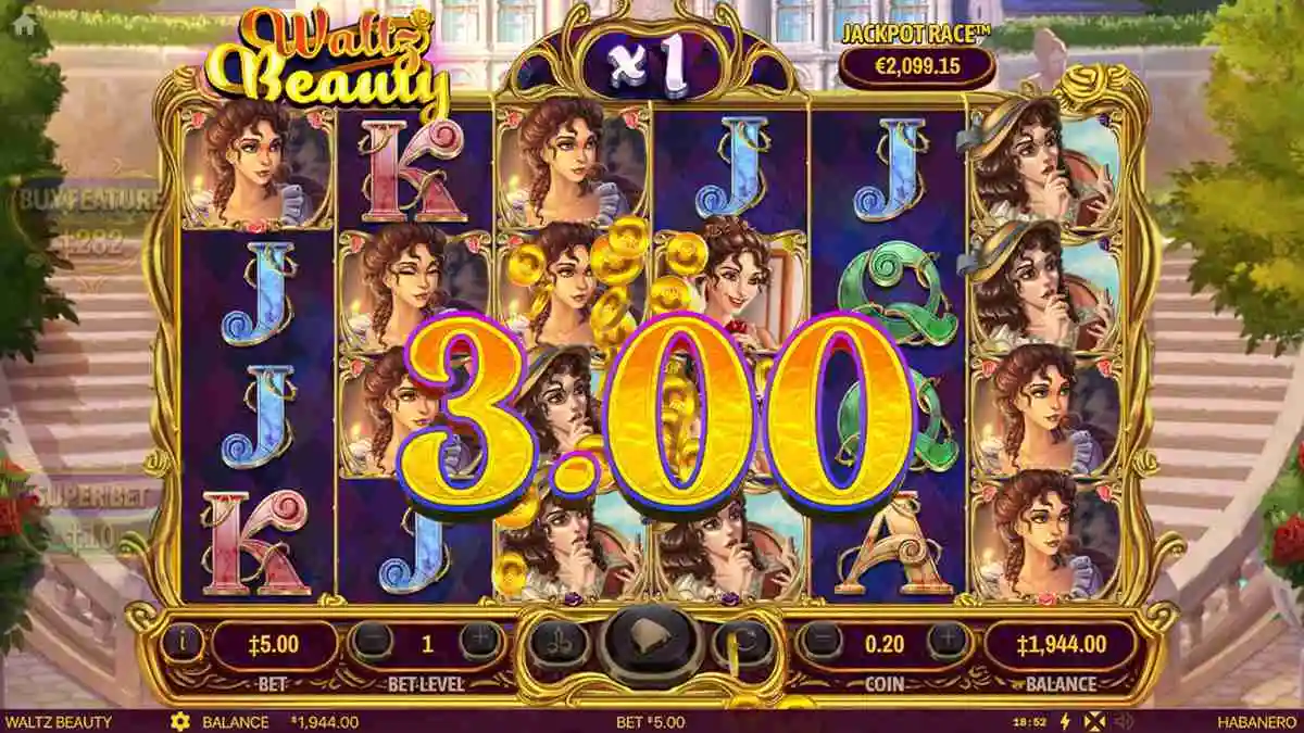 Waltz Beauty Win Screen