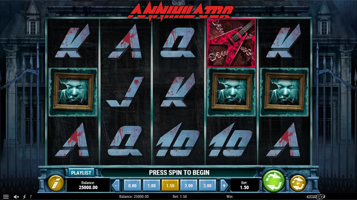 Annihilator Slot Base Gameplay