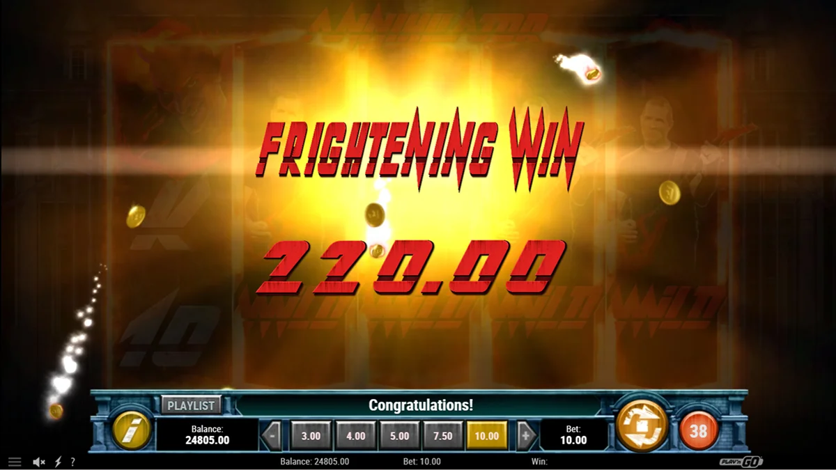 Annihilator Slot Big Win