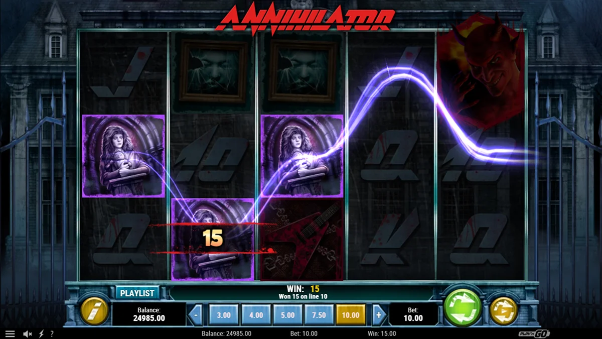 Annihilator Slot Winning Combination