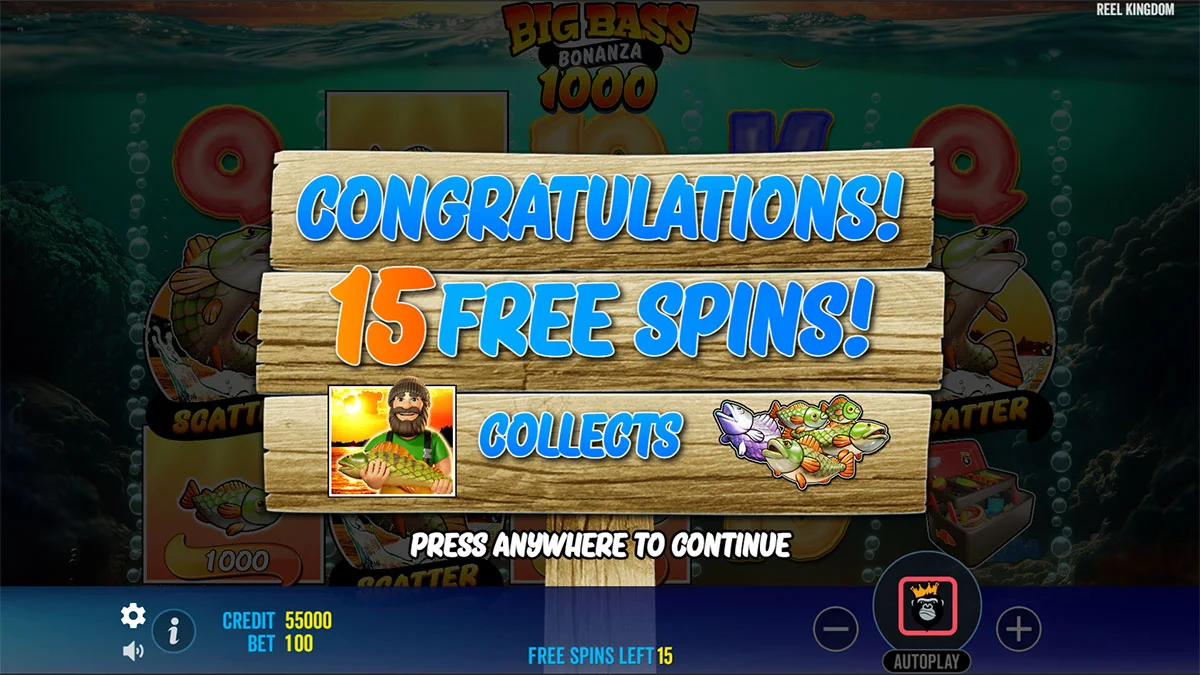 Big Bass Bonanza 1000 FS
