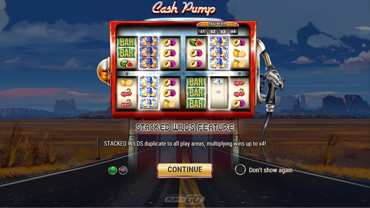 Cash Pump Slot Home Screen