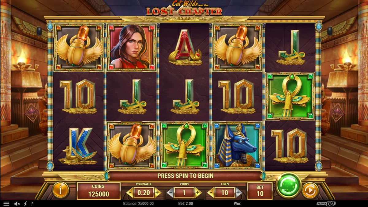 Cat Wilde and the Lost Chapter Slot Base Gameplay