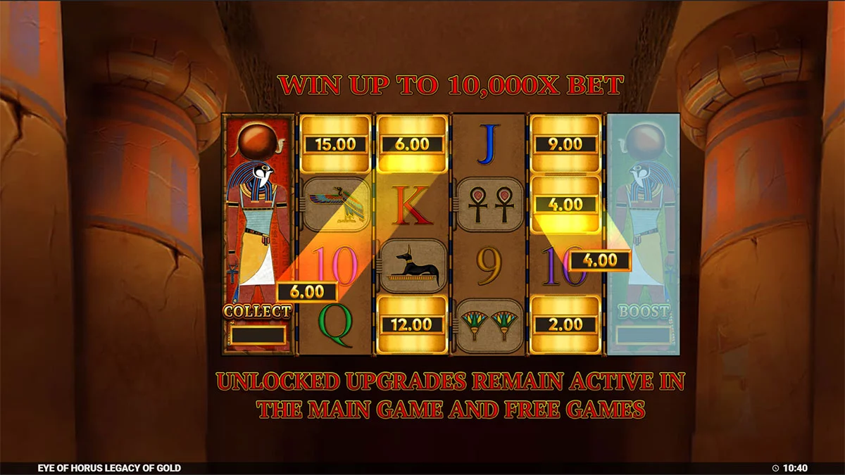 Eye of Hours Legacy of Gold Homescreen